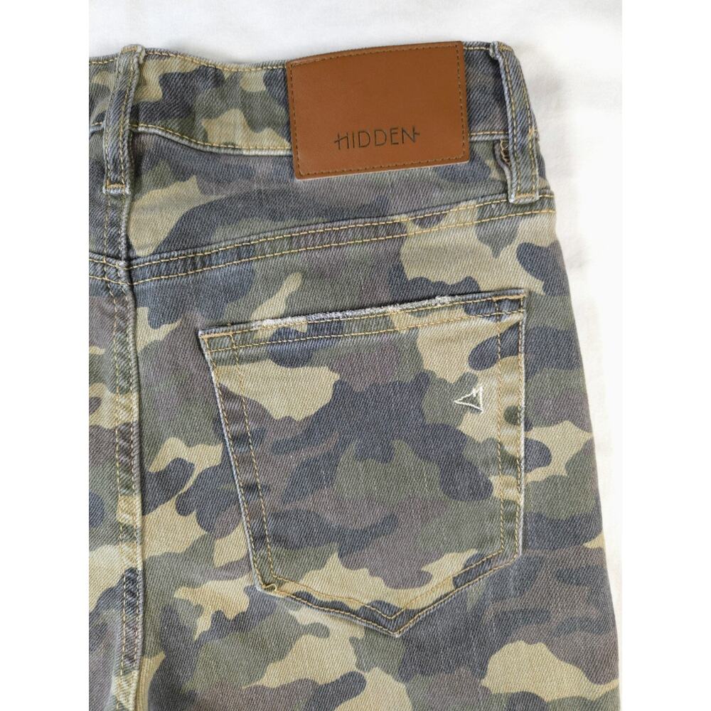 Hidden Los Angeles Alyx Low Slung Baggy Jeans Camo Size 27 Raw Hem - Picture 8 of 12